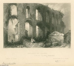 Aqueduct Of Valens. — William Henry Bartlett