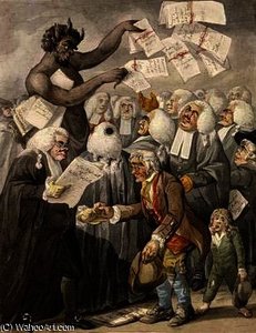The First Day of Term, or The Devil among Lawyers