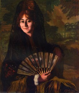 Woman with Fan