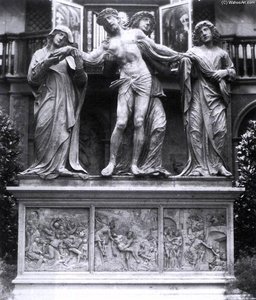Christ With Mary And St John — Adolf Daucher