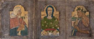 Original Study For Glasgow Town Hall Mural — Alexander Ignatius Roche