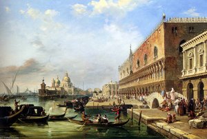 The Bacino Venice Looking Towards The Grand Canal — Edward Pritchett