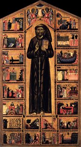 St Francis And Twenty Episodes From His Life — Coppo Di Marcovaldo, Italo-byzantine