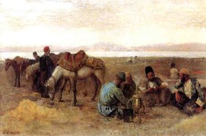 Early Morning By Lake Urumiyah, Persia — Edwin Lord Weeks