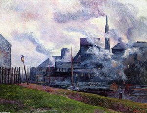 The Banks Of The Sambre — Maximilien Luce