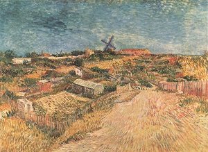 Vegetable Gardens In Montmartre La Butte Montmartre — Vincent Willem Van Gogh, Post-impressionism