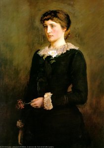 A Jersey Lily, Portrait Of Lillie Langtry — Sir John Everett Millais
