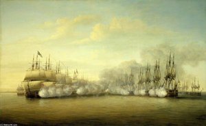 Battle Of Negapatam — Dominic Serres, Historical Realism