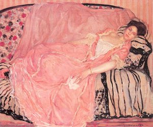 Portrait Of Madame Gely (on The Couch) — Frederick Carl Frieseke