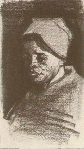 Peasant Woman, Head (13) — Vincent Willem Van Gogh, Realism