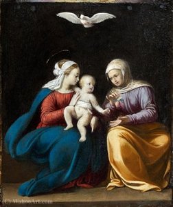 The Virgin And Child With Saint Anne — Guy François