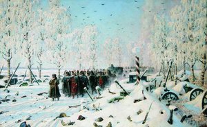 On The Road. Retreat And Escape — Vasily Vasilevich Vereshchagin, Realism