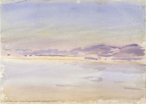 Sunset At Sea — John Singer Sargent, Impressionism