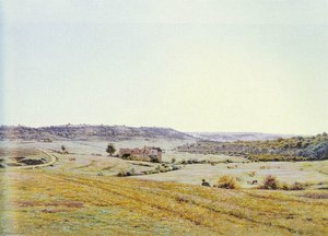 A Young Shepherd In An Extensive Landscape — Jean Ferdinand Monchablon