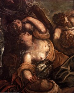 The Massacre Of The Innocents (detail) — Jacopo Tintoretto, Early Baroque