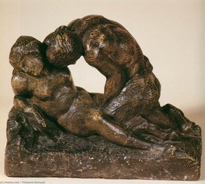 Nymph And Satyr (jupiter And Antiope) — Théodore Géricault