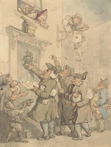 Quarterly Duns Of Clamorous Tax-gatherers — Thomas Rowlandson