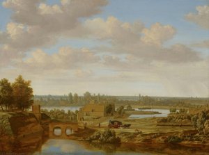 Panorama Near Arnhem With The Rhine Gate — Joris Abrahamsz. Van Der Haagen, Dutch Golden Age