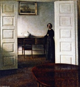 Interior, Bredgade — Vilhelm (hammershøi)hammershoi, Contemporary Realism