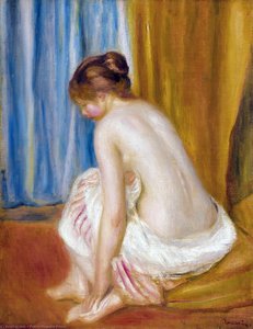 Back View Of A Bather — Pierre-auguste Renoir, Impressionism