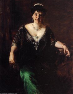 Portrait Of Mrs. William Merritt Chase — William Merritt Chase, Impressionism