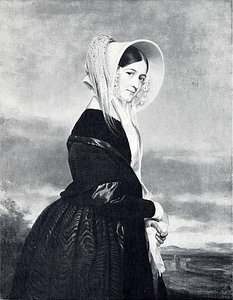 Euphemia White Van Rensselaer (1816 1888), (painting) — George Peter Alexander Healy, Neoclassicism
