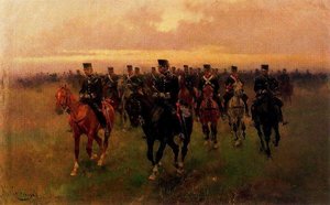 Horse Artillery Unit — Josep Cusachs I, Historical Realism