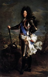 Louis Xiv — Hyacinthe Rigaud, Baroque Painting