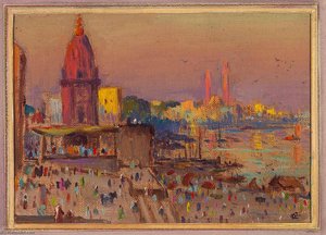 Hour Of Prayer Benares — Eliot Clark