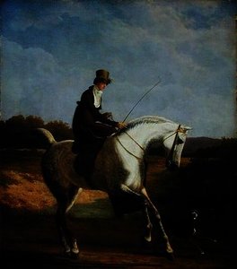 Miss Casenove On A Grey Hunter — Jacques Laurent Agasse