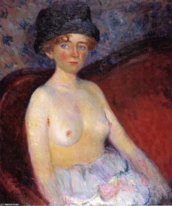 Nude With Hat — William James Glackens, New Realism