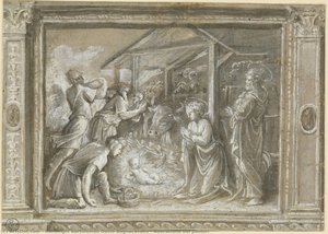 Adorazione Dei Pastori — Ramenghi Bartolomeo Detto Bagnacavallo