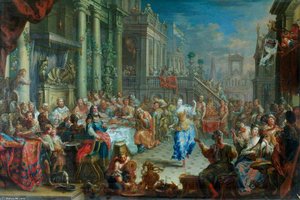 Salome Dancing Before Herod — Johann Georg Platzer