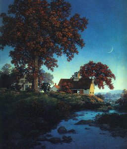 New Moon — Maxfield Parrish