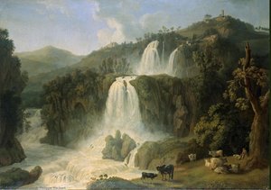 Great Cascades At Tivoli — Jacob Philippe Hackert, Rococo