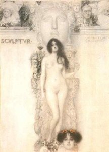 Sculpture(finished Drawing For) — Gustav Klimt