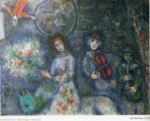 Musicians — Marc Chagall, Expressionism
