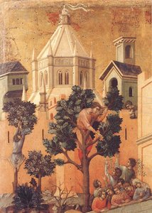 Entry Into Jerusalem (detail) — Duccio Di Buoninsegna, Late Gothic