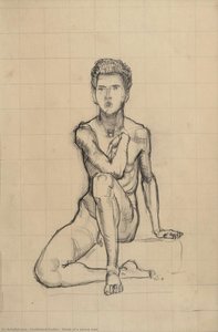 Study Of A Young Man — Ferdinand Hodler