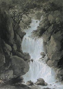 Views Of The Reinbach Falls, Switzerland — Claude Louis Chatelet