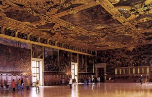 View Of The Sala Del Maggior Consiglio — Paolo Veronese