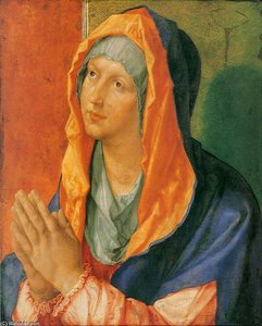 Virgin Mary In Prayer — Albrecht Dürer, Northern Renaissance