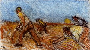 Study For Harvest — Sir George Clausen