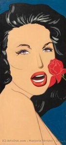 Girl With Rose — Marjorie Strider