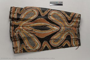 Painting From A Ceremonial House Ceiling — Numei, Amachi Kalaba