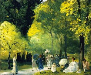 Little May Day Procession — William James Glackens, Ashcan School