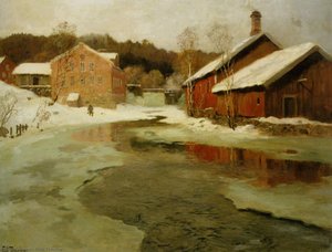 Vintersol — Frits Thaulow