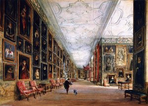 The Long Gallery, Hardwick Hall, Derbyshire — David Cox