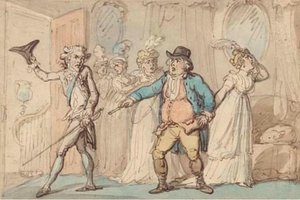Lord Tellaman Being Rudely Dismissed By Squire Western — Thomas Rowlandson