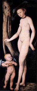 Venus And Cupid With A Honeycomb — Lucas Cranach The Elder, Northern Renaissance